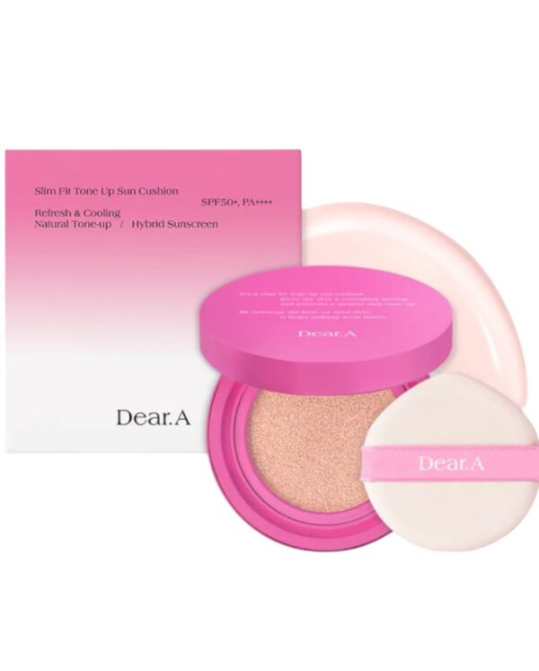Кушон сонцезахисний Dr.Althea Dear.A Slim Fit Tone Up Sun Cushion 01 Apricot