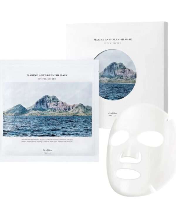 Набір омолоджуючих тканинних масок для обличчя Dr. Althea Pro Lab Marine Anti-Blemish Mask набір 5 шт.