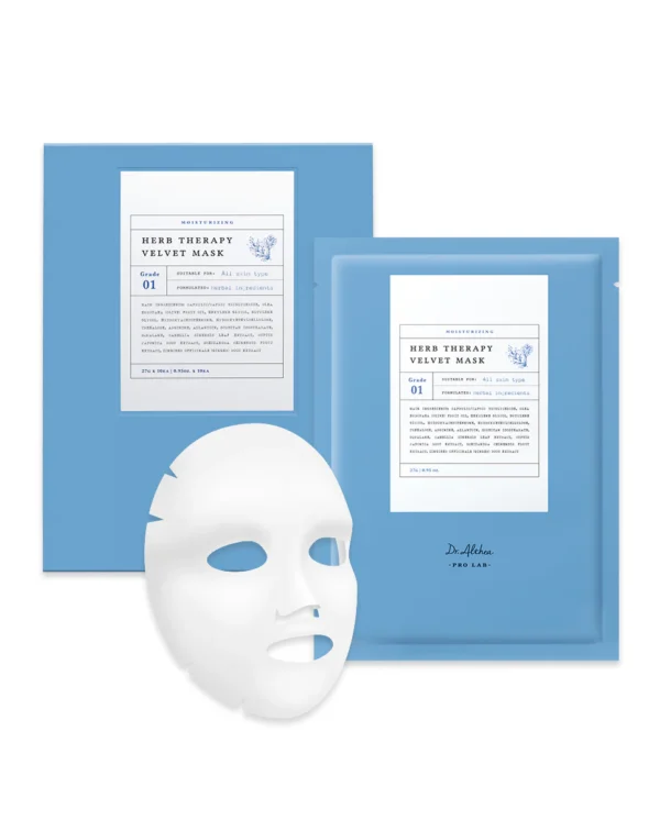 Тканинна маска Dr.Althea Pro Lab Herb Therapy Velvet Mask, набір 10 шт