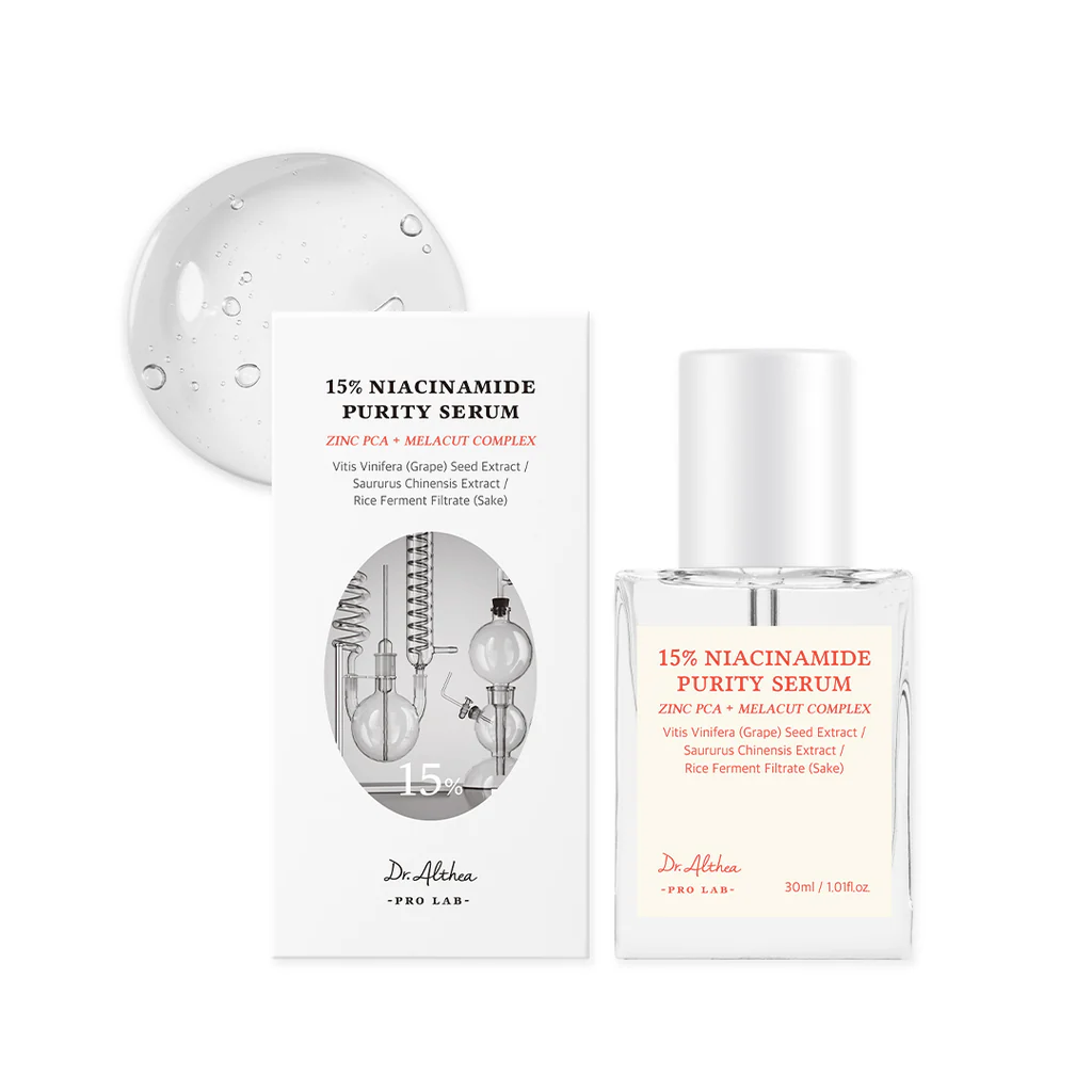 Сироватка для обличчя з ніацинамідом Dr.Althea 15% Niacinamide Purity Serum - Зображення 1