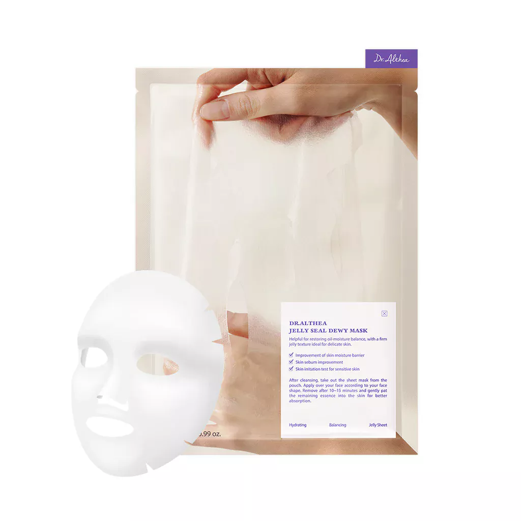Маска тканинна для обличчя для зміцнення бар'єру шкіри Dr.Althea Jelly Seal Repair Mask 1 шт х 28 гр - Зображення 1
