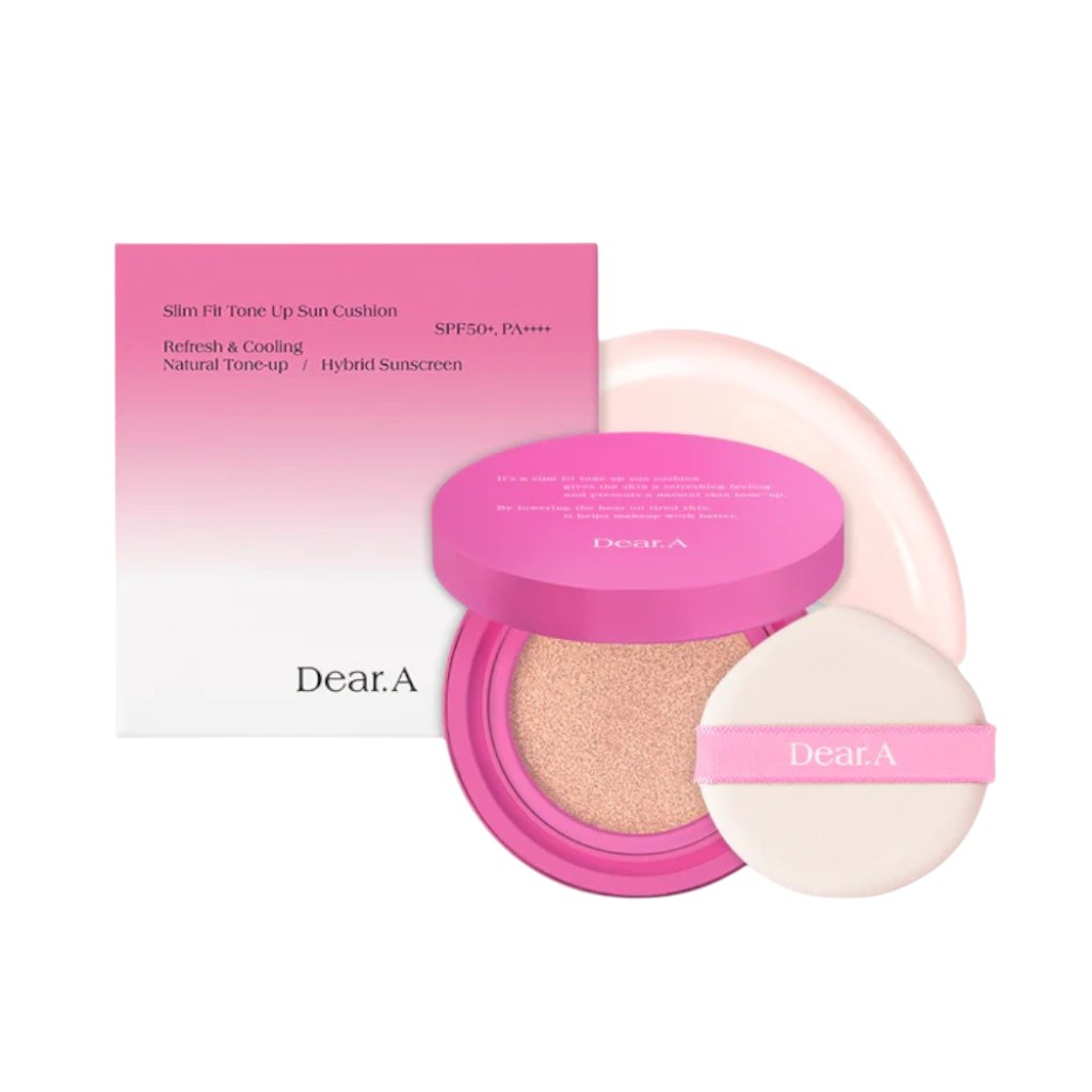 Кушон сонцезахисний Dr.Althea Dear.A Slim Fit Tone Up Sun Cushion 01 Apricot - Зображення 1