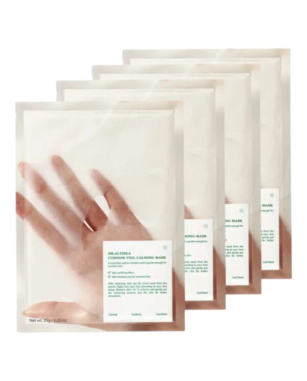 Набір масок для обличчя тканинних заспокійливих Dr.Althea Cushion Veil Calming Mask, 4 шт х 35 г