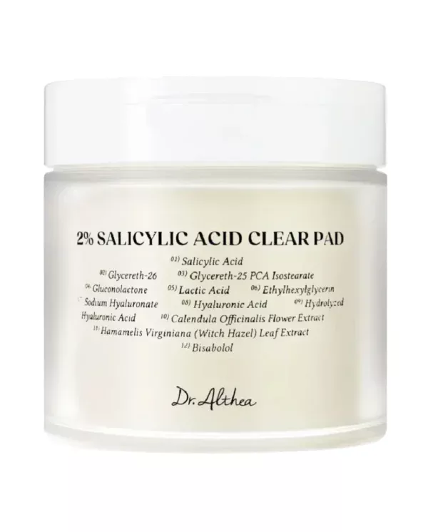 Тонер-педи з саліциловою кислотою Dr.Althea 2% Salicylic Acid Clear Pad 60 шт
