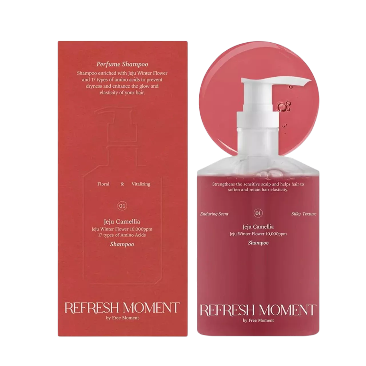 Refresh Moment Perfume Shampoo 01 Jeju Camellia Шампунь парфумований 01 Камелія Чеджу Refresh Moment Perfume Shampoo 01 Jeju Camellia - Зображення 1